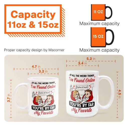 You’re By Far My Favorite - Personalized Mug - Image 3