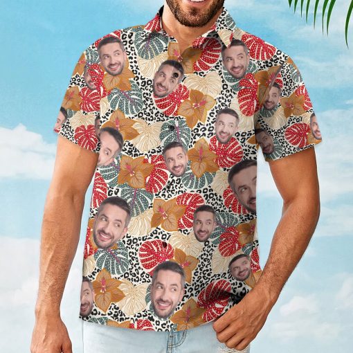 Custom Face - Personalized Photo Hawaiian Shirt - Image 4