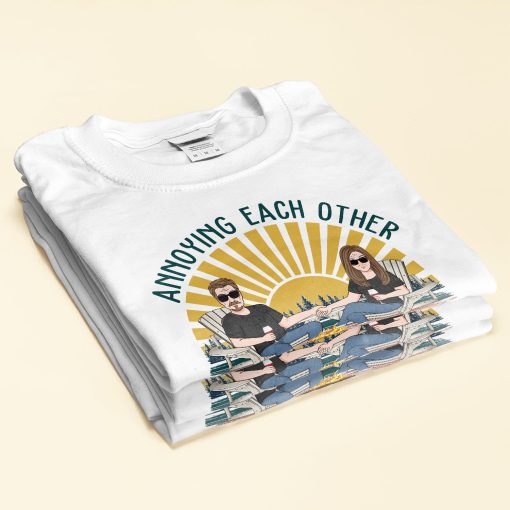 Annoying Each Other - Personalized Shirt - Birthday Anniversary Gift For Husband, Wife - Gift For Parents From Daughters, Sons - Image 2