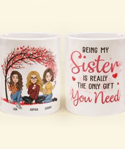 Being My Sister Is The Only Gift You Need - Personalized Mug