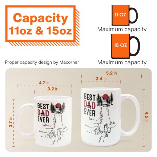 Best Dad Ever - Personalized Mug - Image 6