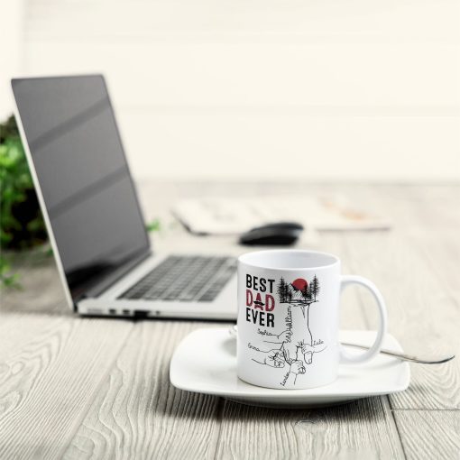 Best Dad Ever - Personalized Mug - Image 3