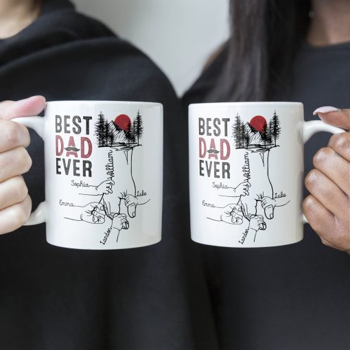 Best Dad Ever - Personalized Mug - Image 4