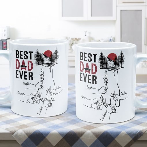 Best Dad Ever - Personalized Mug - Image 5