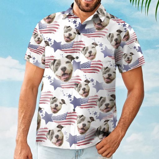 Best Dog Dad - Personalized Hawaiian Shirt - Image 4