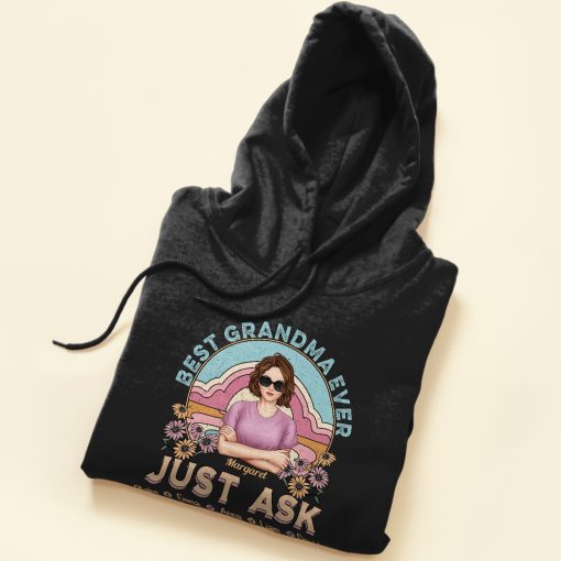 Best Grandma Ever Ever Ever - Personalized Shirt - Funny Gift Birthday Gift For Grandma, Nana, Mom - Gift From Daughters, Sons, Husband For Wife - Image 5