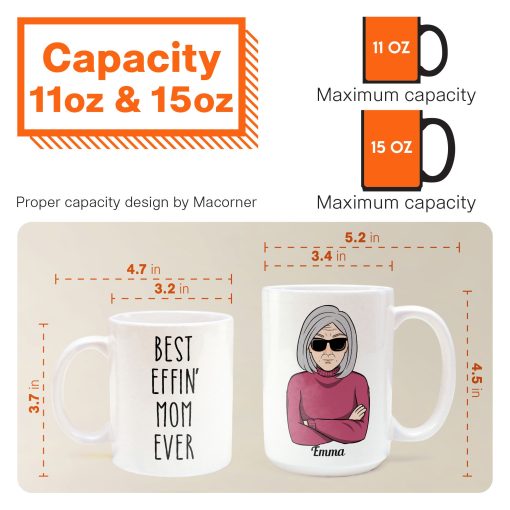 Best Mom Ever - Personalized Mug - Birthday, Christmas Gift For Mom, Mama, Mother - Image 6