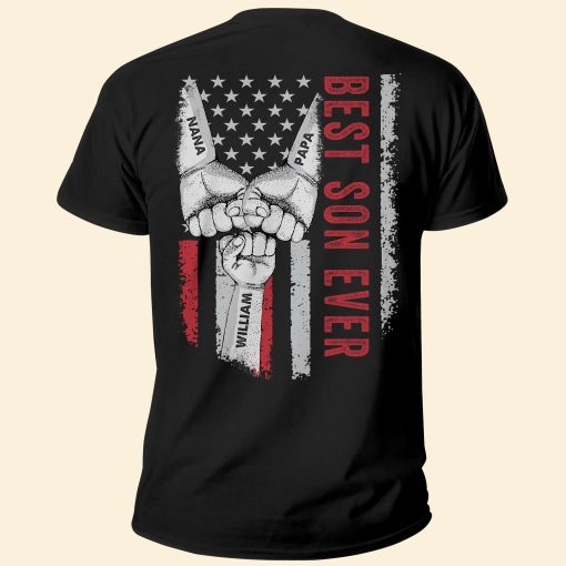 Best Son/Daughter Ever - Personalized Shirt - Funny Birthday 4th Of July Shirt For Sons, Daughters - Gift From Parents - Image 2
