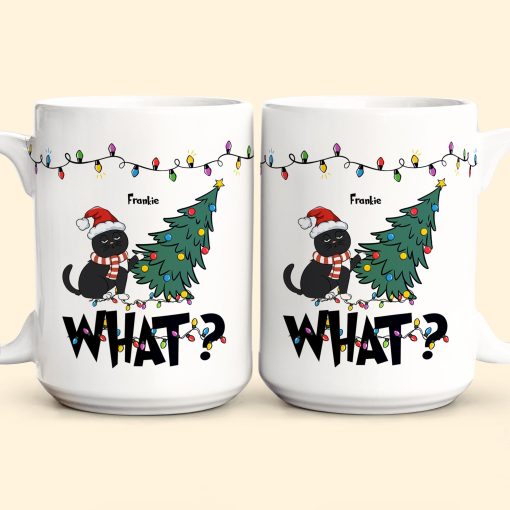 Cat What??? - Personalized Mug - Image 4