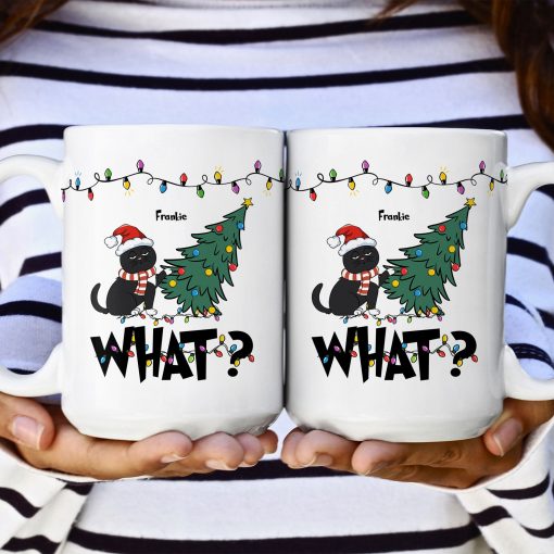 Cat What??? - Personalized Mug - Image 5