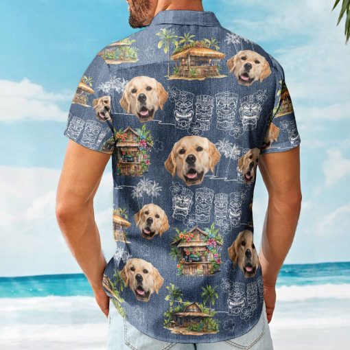 Custom Photo Tiki Summer Family Friends Boss - Custom Photo Hawaiian Shirts - Image 2