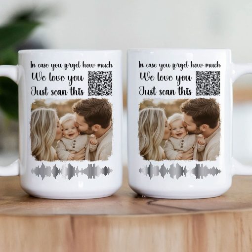 Custom QR Code & Photo Gifts - Personalized Photo Mug - Image 5