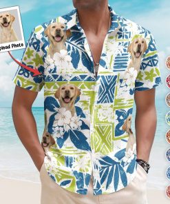 Custom Photo Funny Pet Family Friends Summer Tiki Bar - Custom Photo Hawaiian Shirts