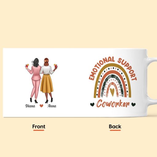 Emotional Support Coworker - Personalized Mug - Image 7