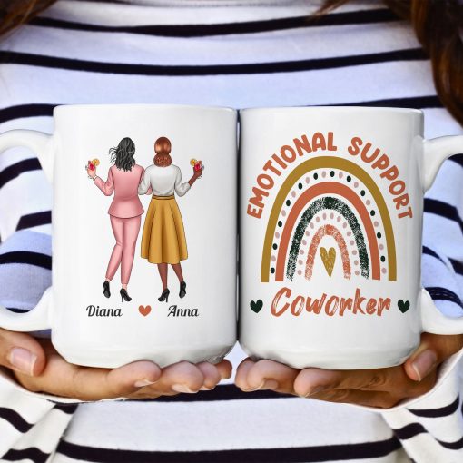Emotional Support Coworker - Personalized Mug - Image 8