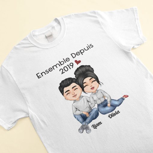 Ensemble Depuis - Personalized Shirt - Anniversary, Valentine's Day Gift For Spouse, Husband, Wife, Lovers, Girlfriend, Boyfriend - Image 3
