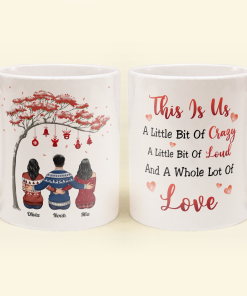 Family Where Life Begins & Love Never Ends - Personalized Mug - Christmas Gift For Family Members