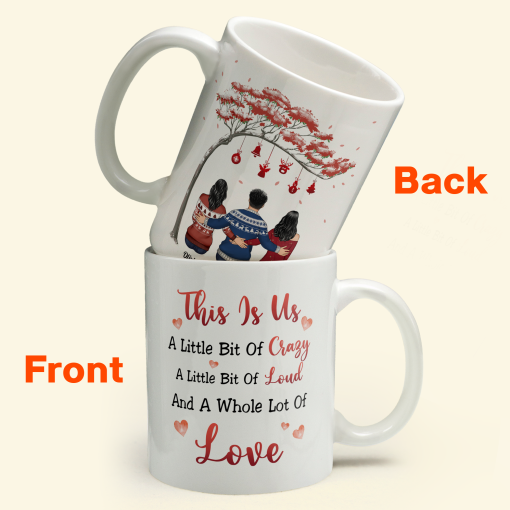 Family Where Life Begins & Love Never Ends - Personalized Mug - Christmas Gift For Family Members - Image 2