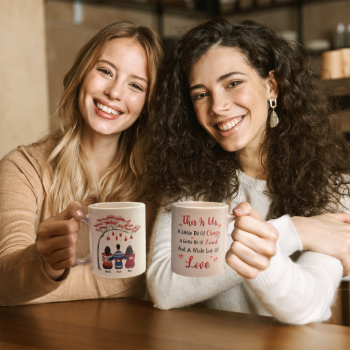 Family Where Life Begins & Love Never Ends - Personalized Mug - Christmas Gift For Family Members - Image 4