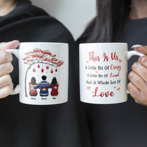 Family Where Life Begins & Love Never Ends - Personalized Mug - Christmas Gift For Family Members - Image 5