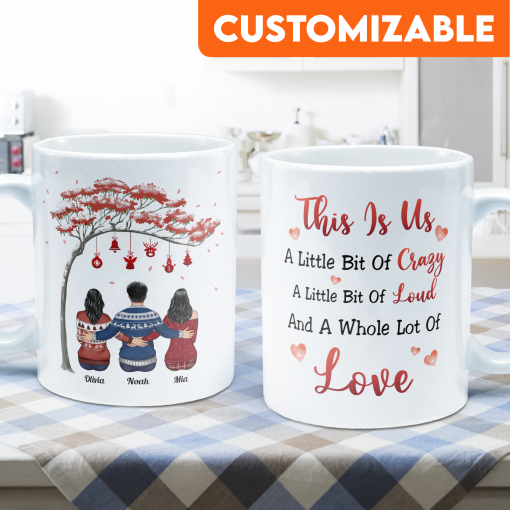 Family Where Life Begins & Love Never Ends - Personalized Mug - Christmas Gift For Family Members - Image 6