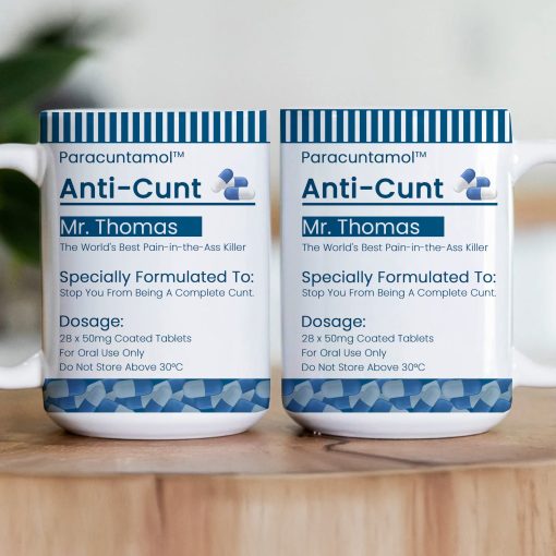 Funny Mug - Pill Prescription - Gifts For Coworkers, Friends, Boss - Personalized Mug - Image 2