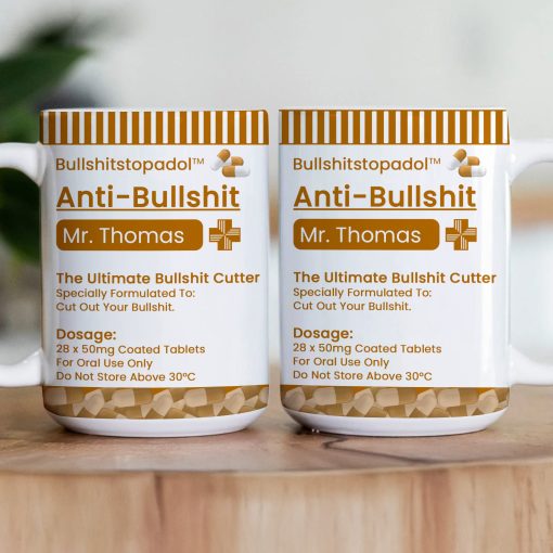 Funny Mug - Pill Prescription Ver 2 - Gifts For Coworkers, Friends, Boss - Personalized Mug - Image 2