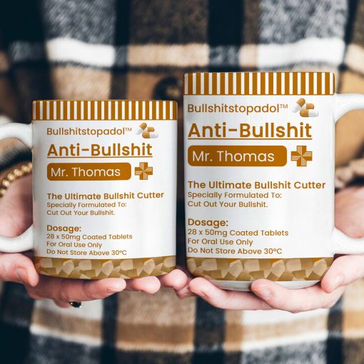 Funny Mug - Pill Prescription Ver 2 - Gifts For Coworkers, Friends, Boss - Personalized Mug - Image 3