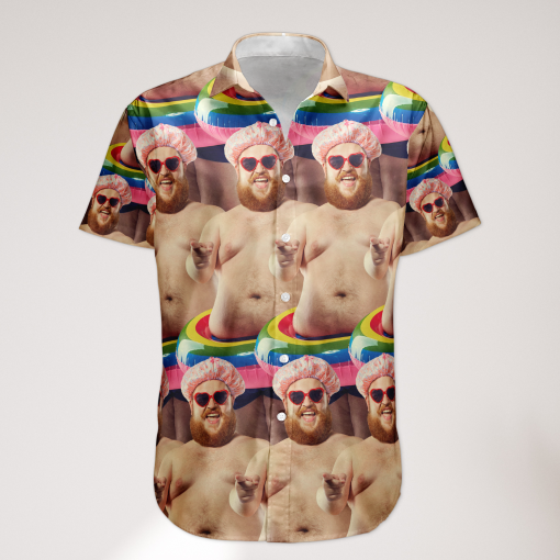 Funny Summer For Family Trip Vacation Friends Cruise - Custom Photo Hawaiian Shirt - Image 2