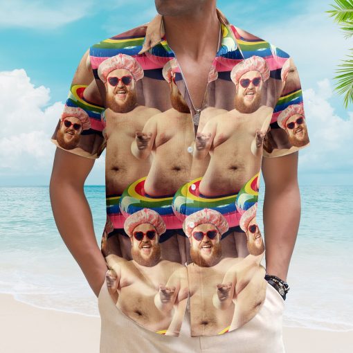 Funny Summer For Family Trip Vacation Friends Cruise - Custom Photo Hawaiian Shirt - Image 4