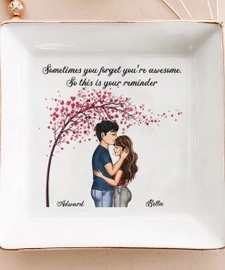 Gift For Her Sometimes You Forget You're Awesome - Personalized Jewelry Dish