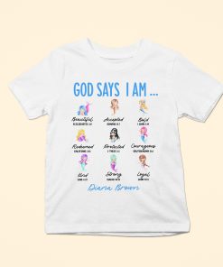 God Says I Am (Mermaid Ver.) - Personalized Shirt