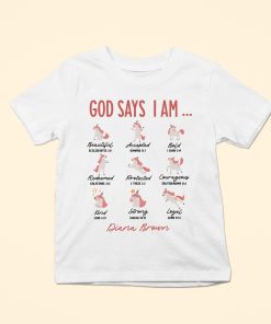 God Says I Am (Unicorn Ver.) - Personalized Shirt