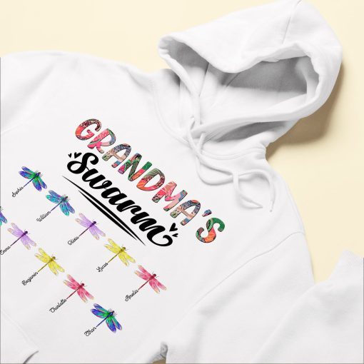 Grandma'S Swarm - Personalized Shirt - Birthday, Christmas, Grandparents' Day Gift For Grandma, Grammy, Gigi, Nana, Nanny, Mimi, Mom, Mama - Image 6