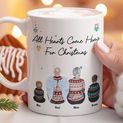 Hearts Come Home For Christmas - Personalized Mug - Image 2