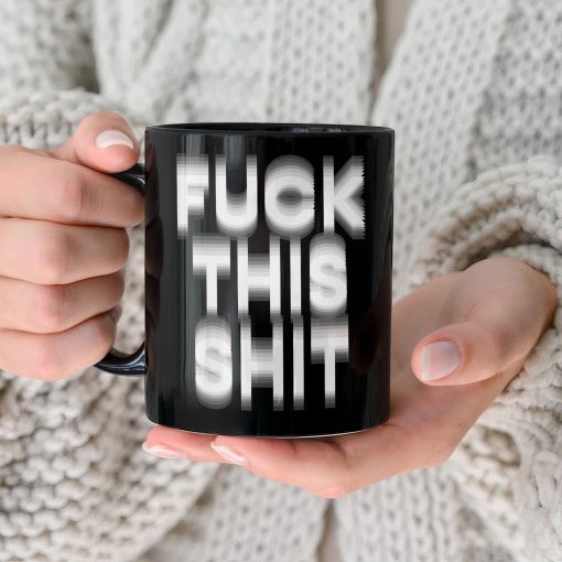 Hidden Swear Message Funny Mug - For Friends, Coworkers, Self Gift - Personalized Mug