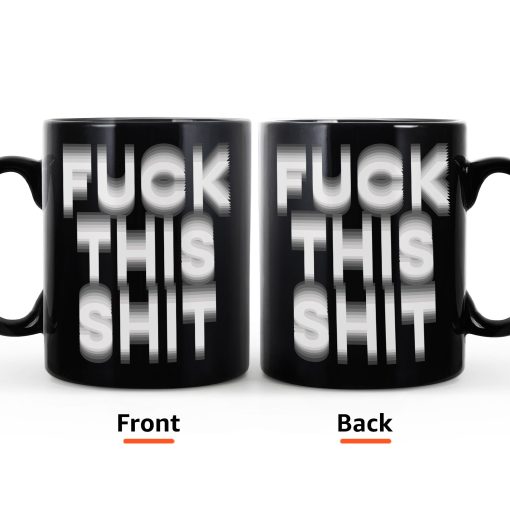 Hidden Swear Message Funny Mug - For Friends, Coworkers, Self Gift - Personalized Mug - Image 4