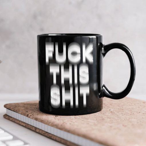 Hidden Swear Message Funny Mug - For Friends, Coworkers, Self Gift - Personalized Mug - Image 3