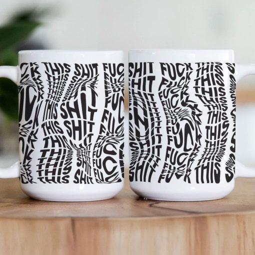 Hidden Swear Message Funny Mug Ver 3 - For Friends, Coworkers, Self Gift - Personalized Mug - Image 2