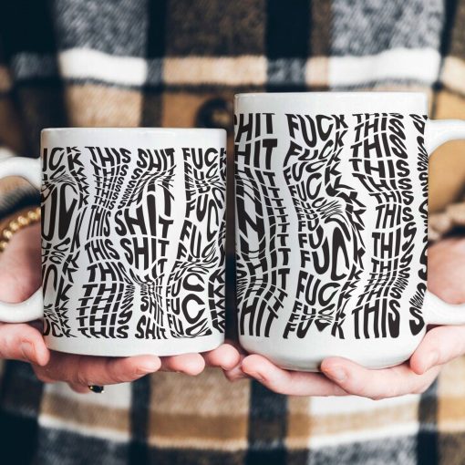 Hidden Swear Message Funny Mug Ver 3 - For Friends, Coworkers, Self Gift - Personalized Mug - Image 3