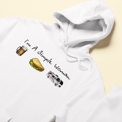 I Am A Simple Woman - Personalized Shirt - Birthday Gift For Camping Girl, Camping Lover, Camper - Image 2