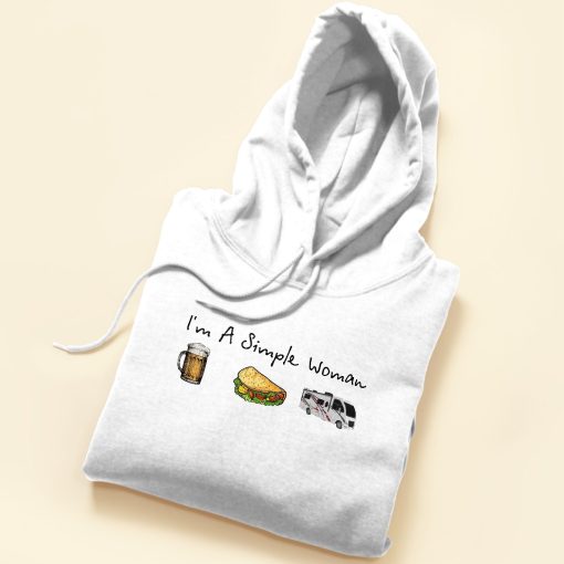 I Am A Simple Woman - Personalized Shirt - Birthday Gift For Camping Girl, Camping Lover, Camper - Image 6