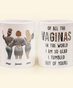I Am So Glad I Tumbled Out Of Yours - Personalized Mug - Birthday Gift Mother's Day Gift For Mom - Gift From Daughters