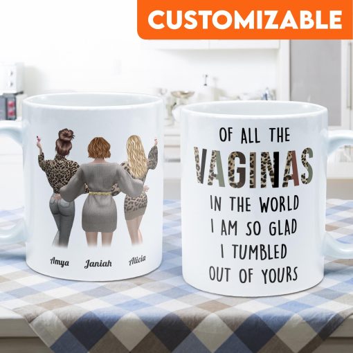 I Am So Glad I Tumbled Out Of Yours - Personalized Mug - Birthday Gift Mother's Day Gift For Mom - Gift From Daughters - Image 4