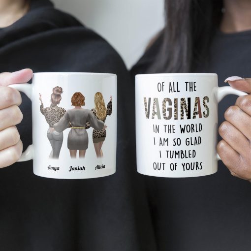 I Am So Glad I Tumbled Out Of Yours - Personalized Mug - Birthday Gift Mother's Day Gift For Mom - Gift From Daughters - Image 5