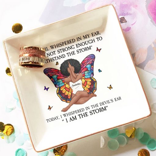 I Am The Storm - Personalized Jewelry Dish - Image 3