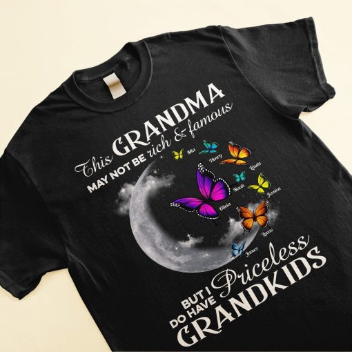 I Do Have Priceless Grandkids - Personalized Shirt - Birthday, Christmas, Grandparents' Day Gift For Grandma, Grammy, Gigi, Nana, Nanny, Mimi, Mom, Mama - Image 3