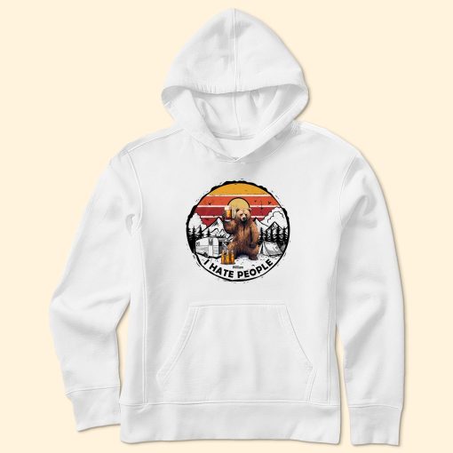 I Hate People Camping Spirit Animal - Personalized Shirt - Image 4