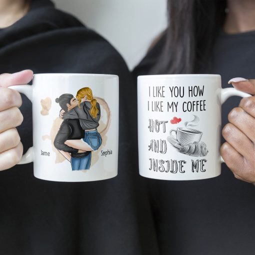 I Like You How I Like My Coffee - Personalized Mug - Image 3