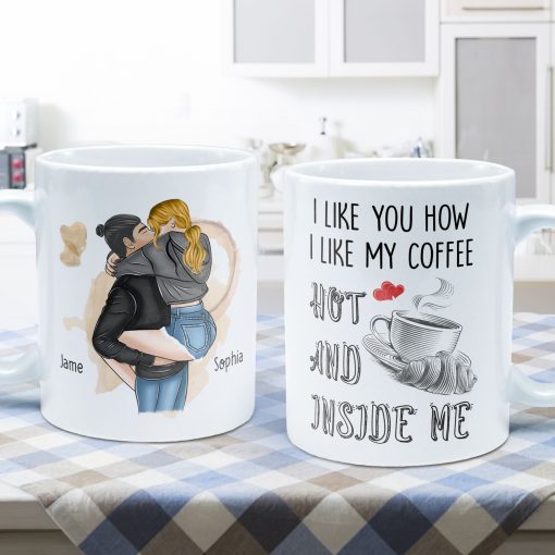 I Like You How I Like My Coffee - Personalized Mug - Image 4